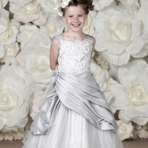 White satin peplum dress